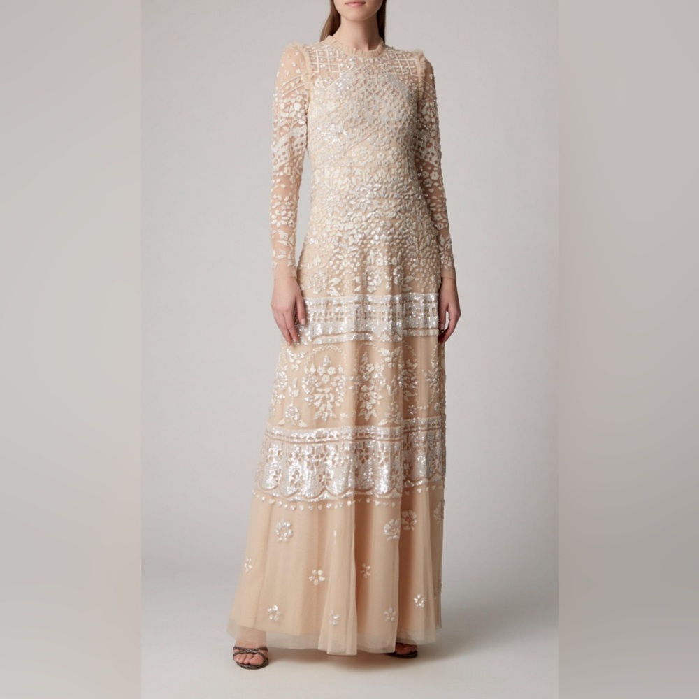 Needle&Thread Women’s Sequin-embroidered Tulle Gown